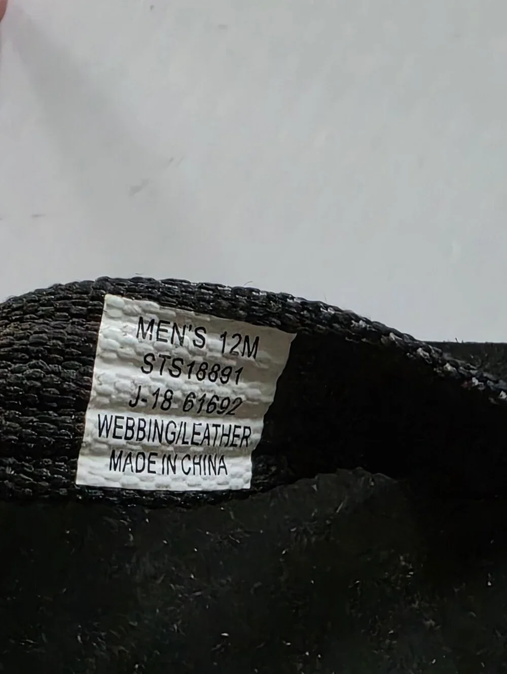 Sperry Men's Black Flip Flop Sandals Size 12M Waterproof